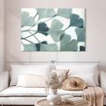thumbnail image 2 of Elephant Stock Spa Day Gingko Wall Art - Horizontal Canvas Wall Art - Living Room Wall Decor - Floral And Botanical Canvas - Blue And White Decor By Norman Wyatt Jr. - 48" x 32", 2 of 8