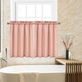 thumbnail image 6 of 2023 NEW Weave Textured Short Curtain for Bathroom Waterproof Window Covering Kitchen Cafe Curtains, 6 of 9