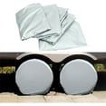 thumbnail image 1 of （73cm）4 Pack RV Truck Trailer Tire Covers White Universal RV Spare Tire Dustproof Waterproof Sun Protection Covers Cases Storage Bags, 1 of 5