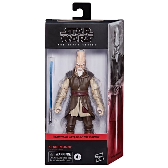 Star Wars The Black Series Ki-Adi-Mundi, Star Wars: Attack of the Clones Action Figure (6”)