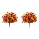 thumbnail image 3 of Faux Mums for Outdoor Planters, 2 Pcs Artificial Fall Flower Bush Picks, UV Resistant Harvest Faux Floral Stems, Autumn Seasonal Foliage Sprays, Thanksgiving Decorative Floral Arrangement, 3 of 5