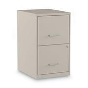 Alera 2806662 Letter Size 2 Drawers File Soho Vertical File Cabinet, Putty