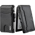 thumbnail image 1 of Billetera Umoven de piel delgada con bloqueo RFID para hombre, 1 of 6