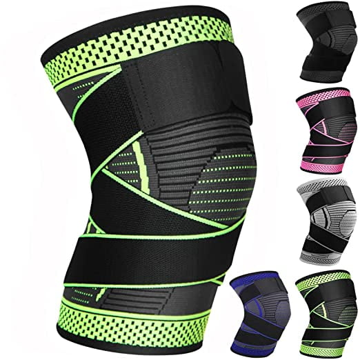 Knee Support Adjustable Knee Brace 1 Pack Anti Slip Compression Knee