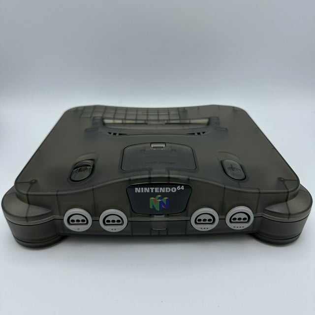 NINTENDO 64 CONSOLE Pre-Owned Authentic Nintendo 64 N64 Translucent Clear Grey Region Free USA&JP