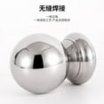 thumbnail image 5 of Masteelf Stainless Steel Decorative Fence Post Cap Balls for Handrail Fence Durable Silver, 5 of 8