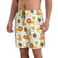 thumbnail image 2 of Balery Tiger Lion Traje de Baño Estilo Hawaiano para Hombre, Shorts de Secado Rápido con Bolsillos-X-Large, 2 of 6