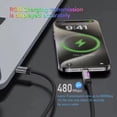 thumbnail image 2 of Practical 100W Fast Charging USB C Cable Alloy Reinforced Design for Phones Laptops Tablets with Safety Protections, 2 of 8