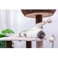 thumbnail image 2 of Catry Quartz Petit arbre à chat tissé à la main avec jouets, 2 of 8