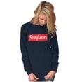 thumbnail image 3 of San Juan Puerto Rico Boricua Pride Plus Size Long Sleeve Graphic Tee Shirt Brisco Brands 3X, 3 of 5