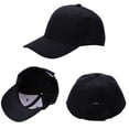 thumbnail image 6 of Wuffmeow Men Women Plain Baseball Cap Unisex Curved Visor Hat Hip-Hop Adjustable Peaked Hat Visor Caps, 6 of 6