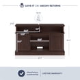 thumbnail image 5 of BELLEZE TV Stand Media Entertainment Center - Norrell (Espresso), 5 of 7