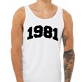 thumbnail image 2 of 1981 College Style Tank Top Unisex Large White, 2 of 5