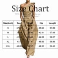 thumbnail image 3 of JULMCOMO Jumpsuits for Women One Shoulder Bow Tie Waist Vacation Summer Rompers Wide Leg Baggy Dressy Jumpsuit with Pockets Black XL, 3 of 7