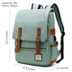 thumbnail image 2 of Mancio Mochila delgada para portátil con puerto de carga USB, bolsa de negocios clásica resistente a desgarros para viajes, universidad, escuela, mochila casual para hombre, mujer, 2 of 5
