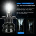 thumbnail image 3 of For Mitsubishi Galant 1999-2003 Combo 9003/H4 880 LED Headlight Fog Light Bulbs, 3 of 12
