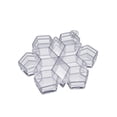 thumbnail image 2 of Multi‑Grid Snowflake‑Designed Clear Treat Container, Divided Plastic Storage Box for Assorted Candies, Reusable Holder for Gathering Table and Holiday Gift Use (Snowflake), 2 of 7