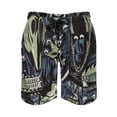thumbnail image 2 of Beetlejuice Men's Swim Trunks Board Shorts Drawstring Elastic Waist Quick Dry Swimsuits Beach Shorts with Pockets L, 2 of 8