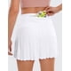 thumbnail image 3 of Falda CRZ YOGA Plisada de Tenis Blanca con Bolsillos Talle Pequeño, 3 of 5