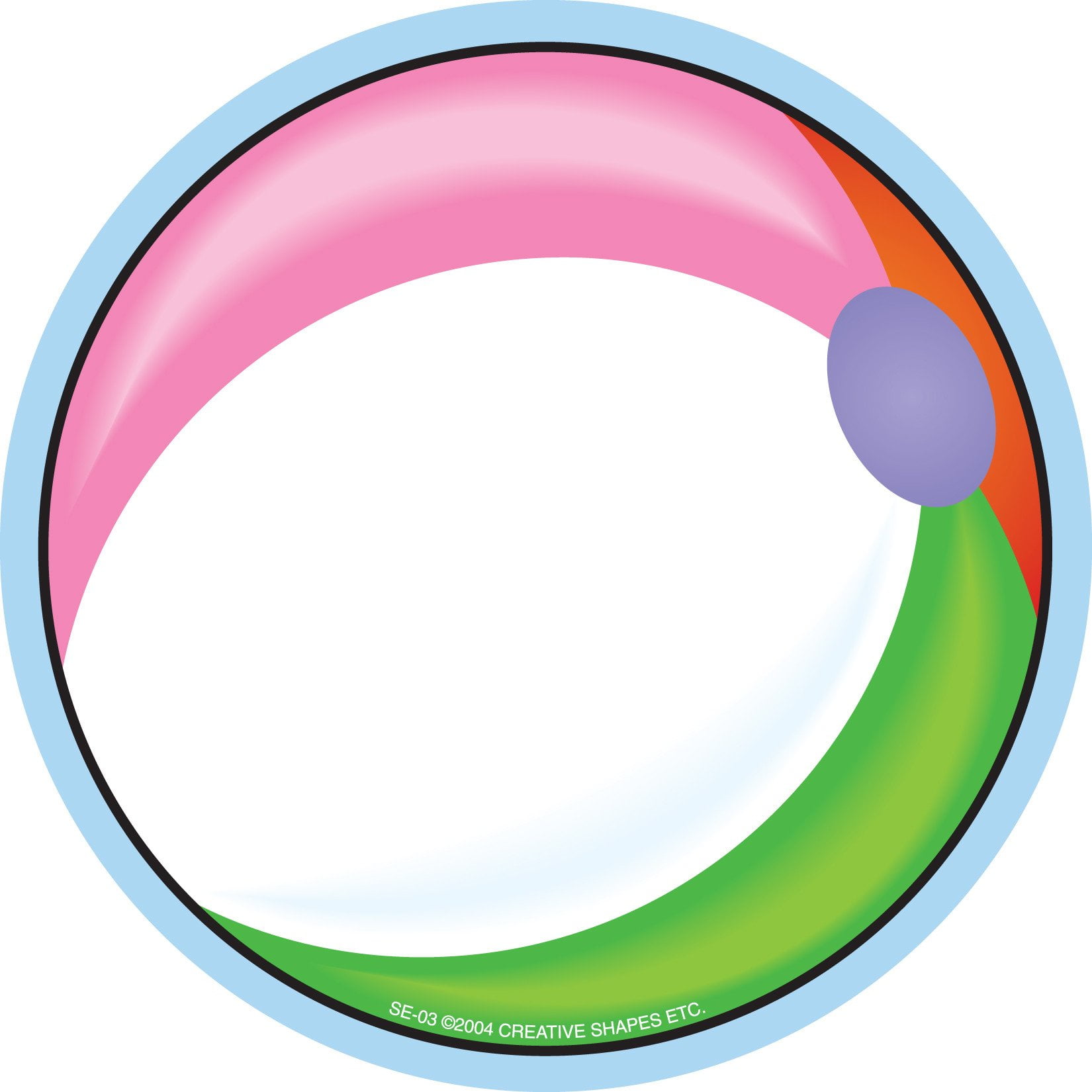 Large Notepad - Beach Ball
