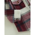 thumbnail image 6 of Toddler Baby Girl Boy Flannel Jacket Plaid Shacket Long sleeve Button Down Shirt Tops Kids Fall Winter Clothes, 6 of 8