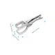 thumbnail image 2 of BESTYASH Herramienta De Pinzas De Metal Para Soldar Con Ajustable Y Acabado Cromado Plateado, 2 of 8