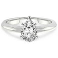 thumbnail image 4 of IGI Certified 2 Carat Pear Shape Lab Grown Diamond Engagement Ring | 14K White Gold | Alora Solitaire Diamond Ring | FG-VS1-VS2 Quality Friendly Diamonds, 4 of 6