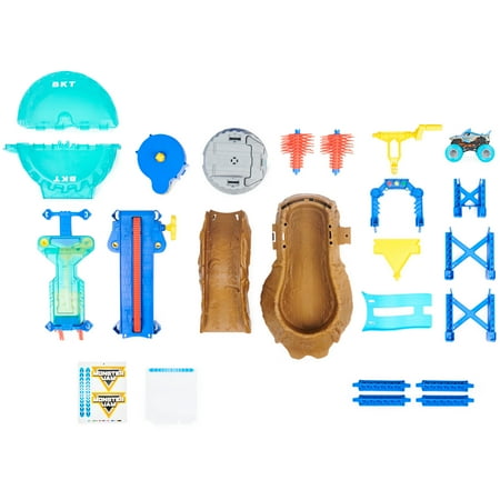 Monster Jam, Megalodon Monster Wash Color-Changing Monster Truck Vehicle Playset, for Ages 3 and up