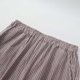 thumbnail image 6 of vigerkar Womens Striped Linen Pants 2025 Summer Casual High Waisted Cropped Pants Loose Straight Leg Dressy Trousers with Pockets , XXL, 6 of 9