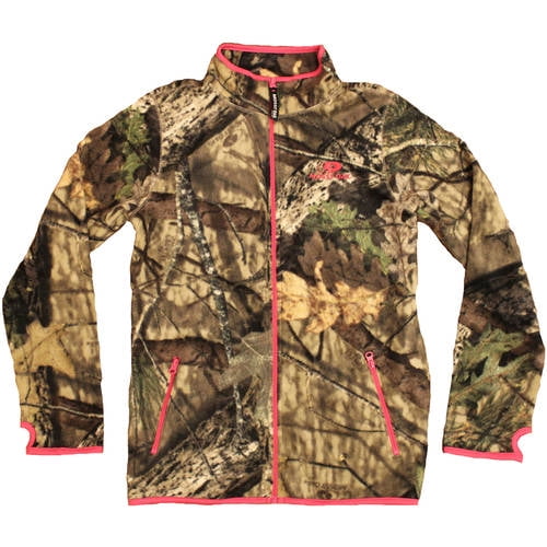 Women's Fleece Camo Full-Zip Jacket, Available in Multiple Patterns by Generic