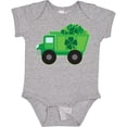 thumbnail image 3 of Inktastic St Patricks Day Irish Clover Dump Truck Childs Boys Baby Bodysuit, 3 of 5