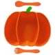 thumbnail image 2 of Plato De Silicona Divertido Y Seguro Para Halloween Para Niños. Diseño Sencillo De Tres Compartimentos Con Ventosas Para Evitar Derrames., 2 of 8