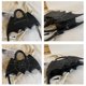 thumbnail image 4 of Bolso De Hombro Negro Estilo Punk Para Niña, Bandolera De Cuero Pu Para Mujer, Bolsos De Murciélago, Bolso De Mano Para Niña Guardurnaity AP005878-00, 4 of 6