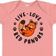 thumbnail image 4 of Inktastic Live Love Red Pandas Boys or Girls Baby Bodysuit, 4 of 5