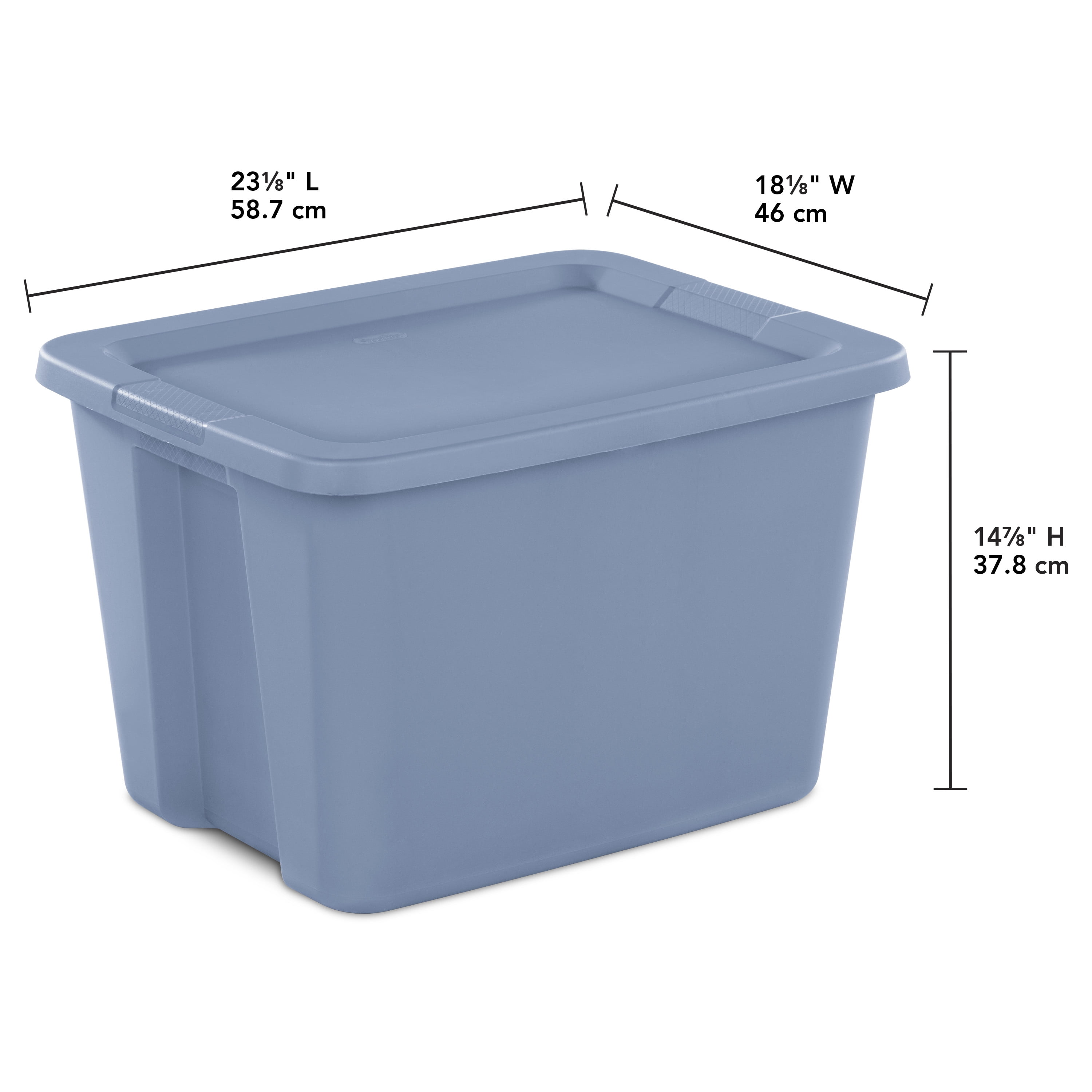 Sterilite 18 Gallon Storage Tote with Lid. 3F - Lil Dusty Online Auctions -  All Estate Services, LLC