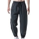 thumbnail image 1 of Pantalones reflectantes elásticos con cordones a la moda informal para hombre, pantalones fluorescentes de Hip Hop, pantalones deportivos nocturnos Pompotops oipoqjl42649, 1 of 9