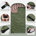 thumbnail image 4 of Bolsa de Dormir Ligera AGEMORE de Franela de Algodón para Adultos, 4 of 7