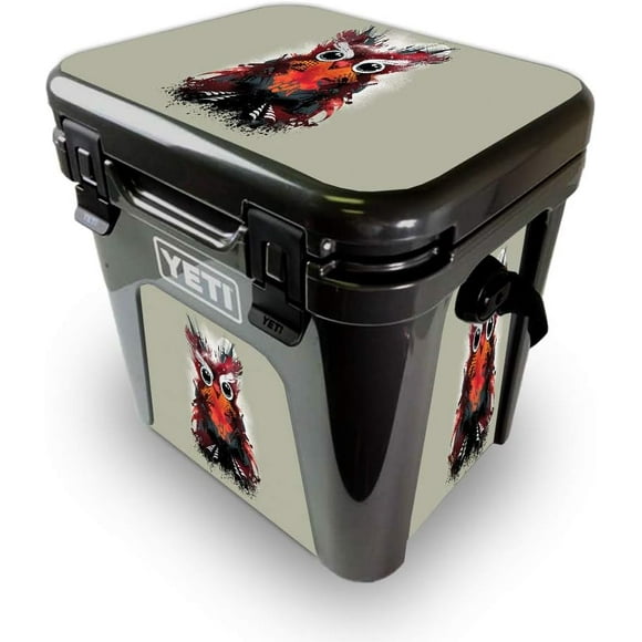 MightySkins Skin for Yeti Roadie 24 Hard Cooler - Owl Universe | Protective, Durable, and Unique Vinyl Decal wrap Cover