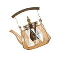 thumbnail image 1 of serony Glass Teapot Copper Handle 33 oz Boiling Tea Kettle for Home Flowering Tea, 1 of 8