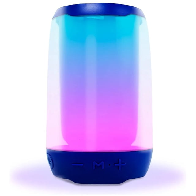 Bocina Bluetooth Portátil Luz LED RGB USB Radio Escritorio