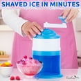 thumbnail image 3 of EcoEarth Snow Cone Machine, Manual Ice Shaver & Crusher, Shaved Ice Slushie Maker for Home Use, 3 of 9