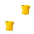 thumbnail image 1 of Cateissary Maceta Jardinería Base simple Contenedor Múltiples colores Flores Macetas Planta Maceta Práctico Estilo portátil Type3 NO3, 1 of 6