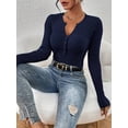 thumbnail image 4 of Fall/Winter New Style Women's Knitted Clothes - Long-Sleeved Fashion Sweater, 4 of 7