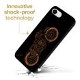 thumbnail image 3 of Case Yard Wooden Case for iPhone-SE Soft TPU Silicone cover Slim Fit Shockproof Wood Protective Phone Cover for Girls Boys Men and Women Supports Wireless Charging Vintage Motorcycle Design, 3 of 7