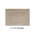 thumbnail image 4 of Better Trends 17" x 24" Premium Bathroom Rug Mat, 100% Cotton, Extra Soft Tufted Door Mat, Water Absorbent & Reversible Bath Mat (Sand) Lux Collection, 4 of 6