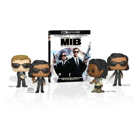 Men In Black: International Funko Gift Set (Walmart Exclusive) (4K Ultra HD + Blu-Ray + + 4 Full-Size Funko Pops)
