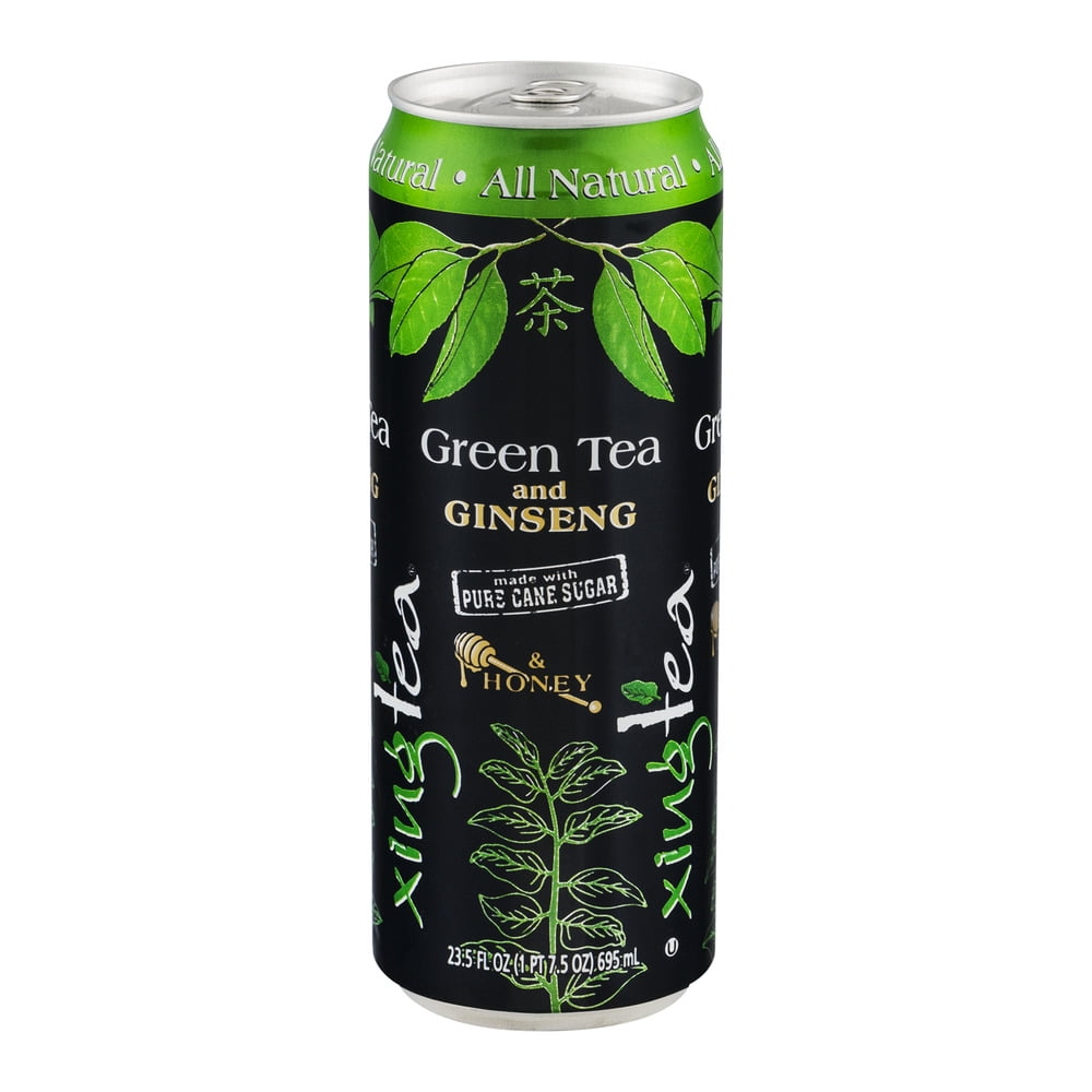 Xing Juice Natural Green Tea and Ginseng & Honey, 23.5 Fl. Oz