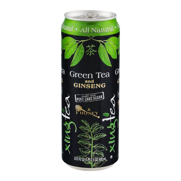 Xing Juice Natural Green Tea and Ginseng & Honey, 23.5 Fl. Oz