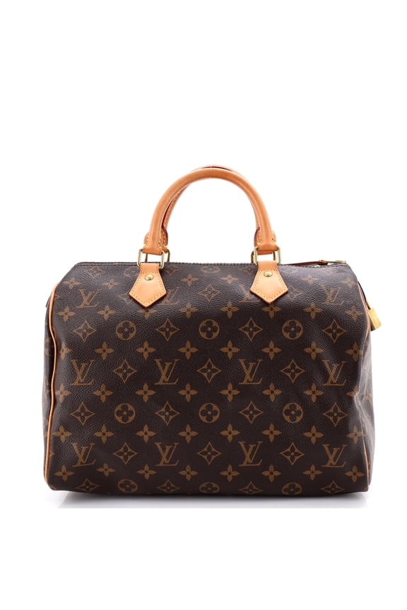 Pre-Owned Speedy Handbag Monogram Canvas 30 By Rebag