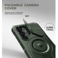 thumbnail image 4 of Funda Dexnor para Samsung Galaxy S25 con funda de cámara, color verde militar, 4 of 7